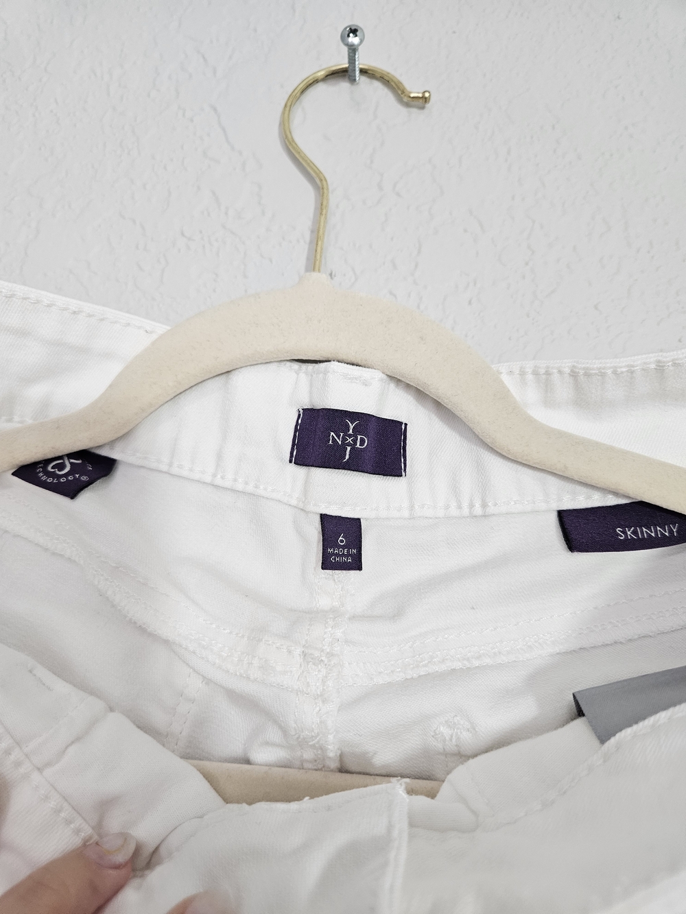 NYDJ White Skinny Jeans - Streamlined Fit
